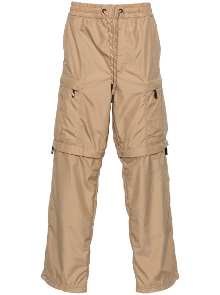 Pantaloni drepti Moncler Grenoble neutri din polyester