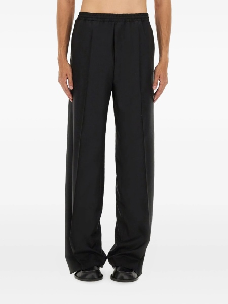 Pantaloni drepti Moschino negri