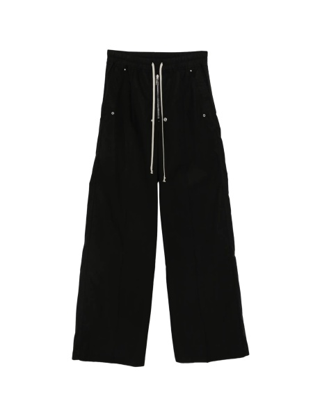 Pantaloni drepti Rick Owens negri