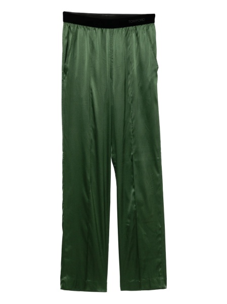 Pantaloni drepti Tom Ford verzi