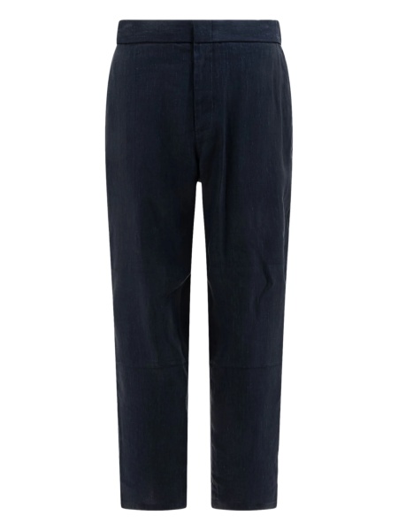 Pantaloni drepti Vince albastri
