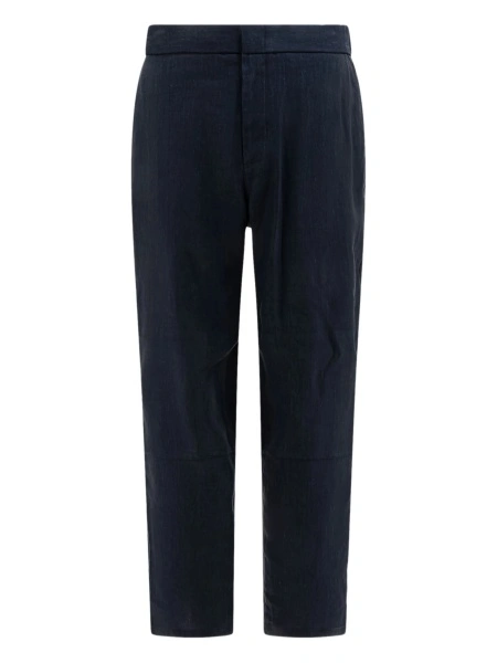 Pantaloni drepti Vince albastri