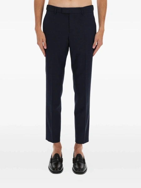 Pantaloni eleganti Hugo Boss albastri