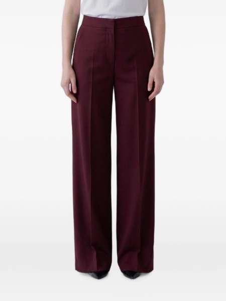 Pantaloni eleganti Max Mara rosii