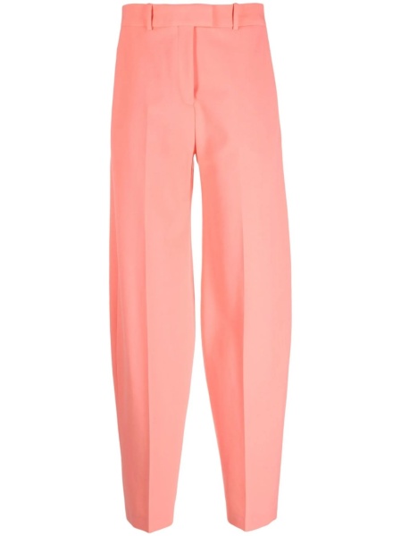 Pantaloni eleganti THE ATTICO roz din spandex/elastan si polyester
