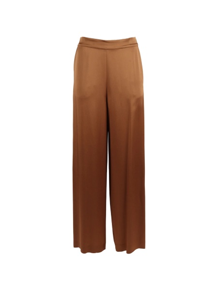 Pantaloni evazati Clips maro