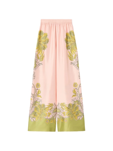 Pantaloni evazati La DoubleJ roz