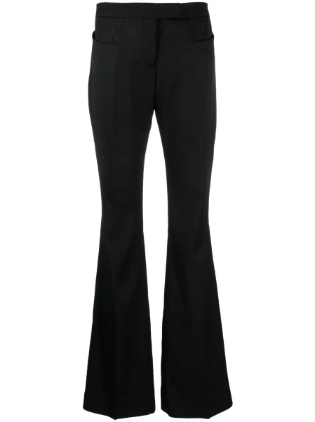 Pantaloni evazati Tom Ford negri din lana