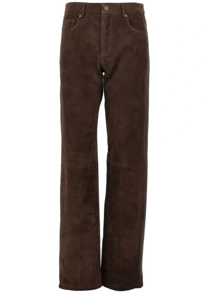 Pantaloni 'Jean' suede leather pants