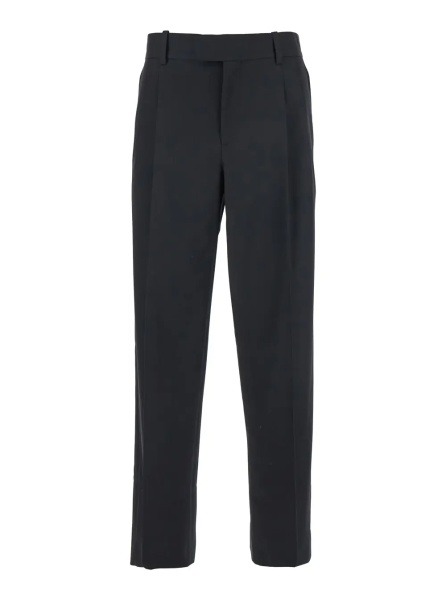 Pantaloni 'Le Pantalon Golfeur' Black Pants with Hidden Closure at the Front in Wool Blend for Men