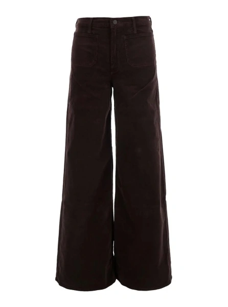 Pantaloni MOTHER maro din bumbac