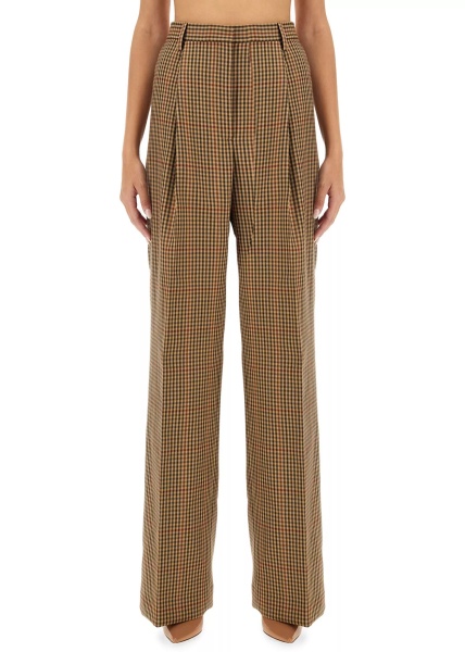 Pantaloni Pants With Check Pattern