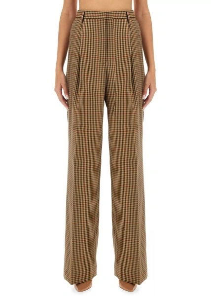 Pantaloni Pants With Check Pattern