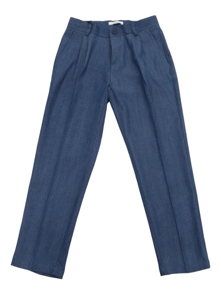 Pantaloni Paolo Pecora albastri