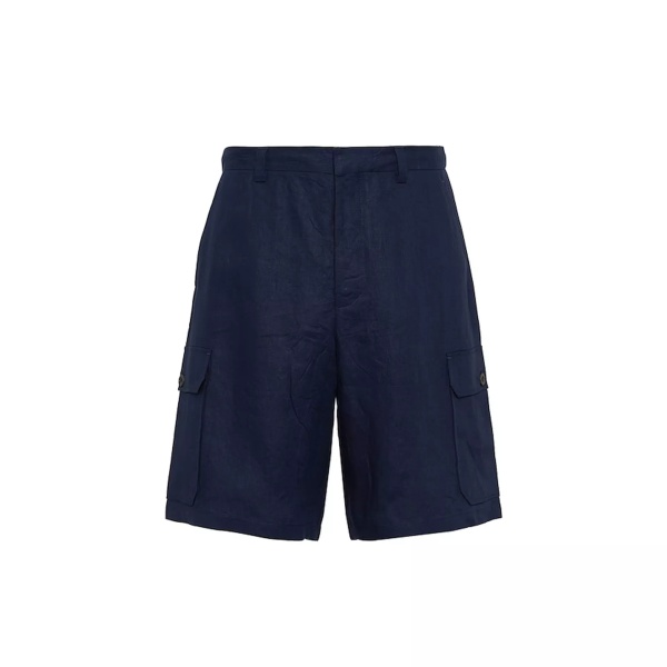 Pantaloni Prada Linen Bermuda