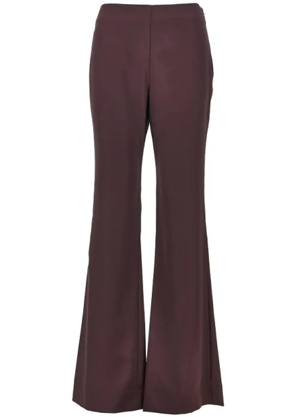 Pantaloni Satin flared pants