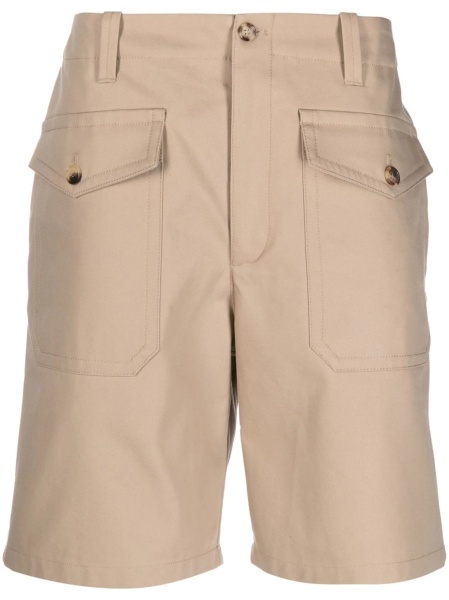 Pantaloni scurti Alexander McQueen neutri din bumbac