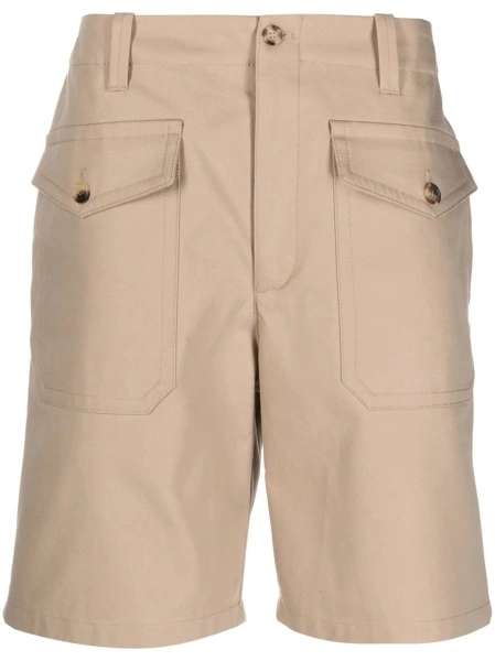 Pantaloni scurti Alexander McQueen neutri din bumbac