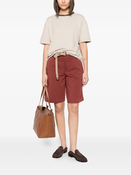 Pantaloni scurti Brunello Cucinelli rosii