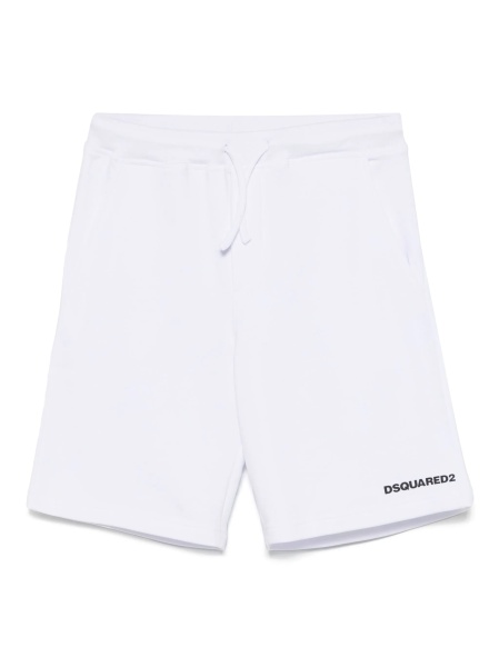 Pantaloni scurti DSQUARED2 albi