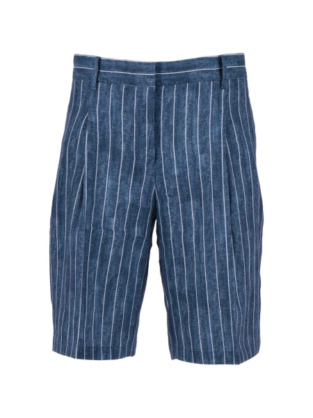 Pantaloni scurti Ermanno Scervino albastri din in