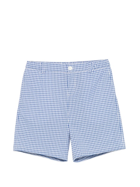 Pantaloni scurti Gucci albastri din bumbac si polyester