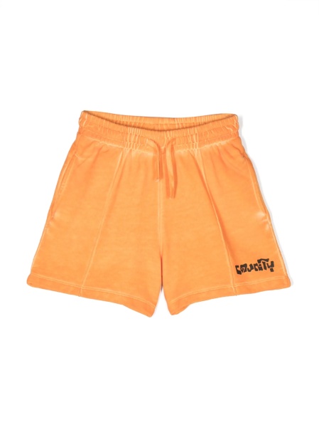 Pantaloni scurti Marcelo Burlon portocalii din bumbac