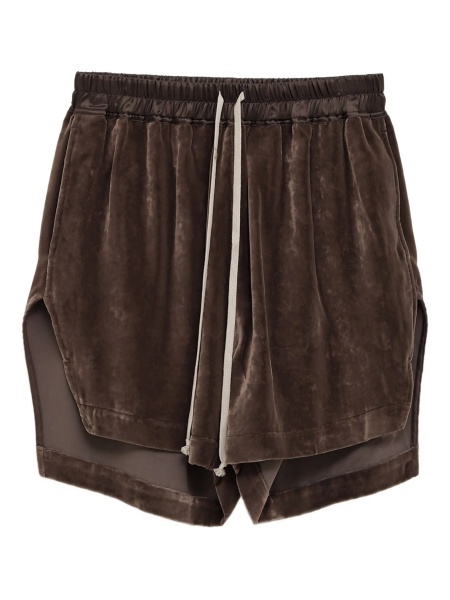 Pantaloni scurti Rick Owens maro