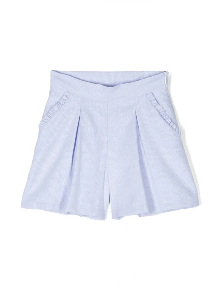 Pantaloni scurti SIMONETTA albastri din bumbac