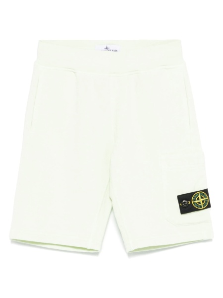 Pantaloni scurti Stone Island verzi