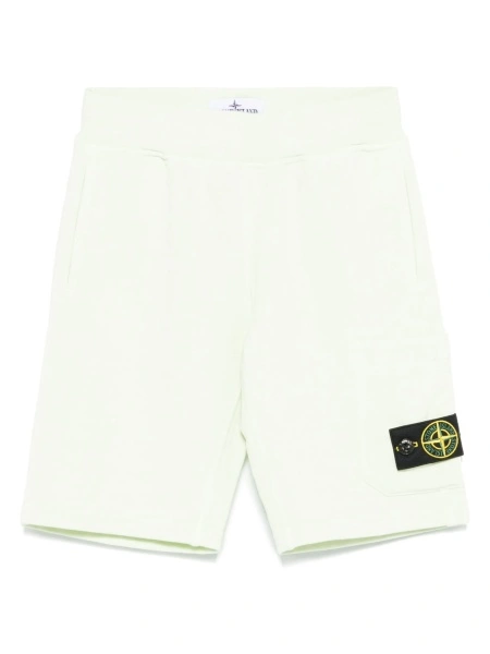 Pantaloni scurti Stone Island verzi