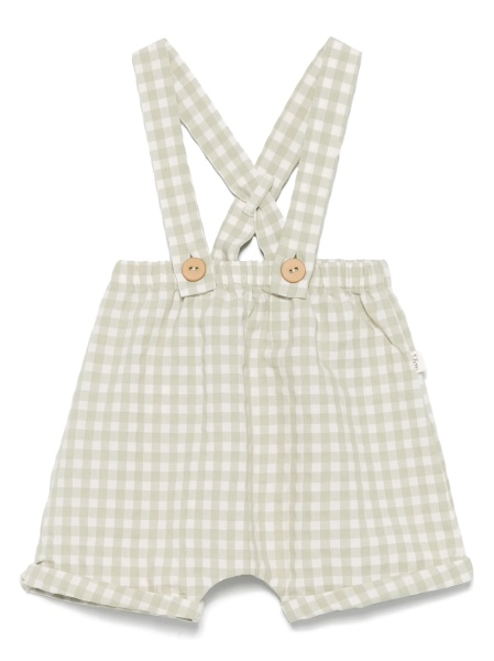Pantaloni scurti TEDDY & MINOU albi
