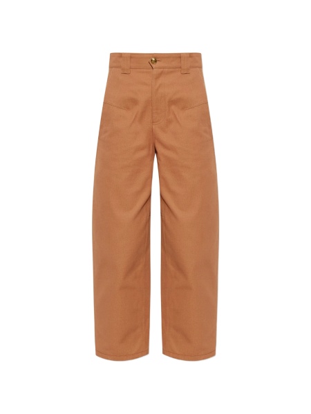 Pantaloni talie inalta Chloe roz
