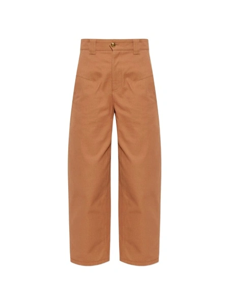 Pantaloni talie inalta Chloe roz