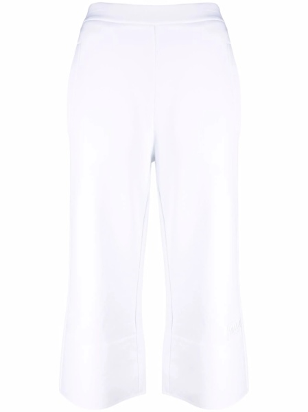 Pantaloni trei sferturi Stella McCartney albi