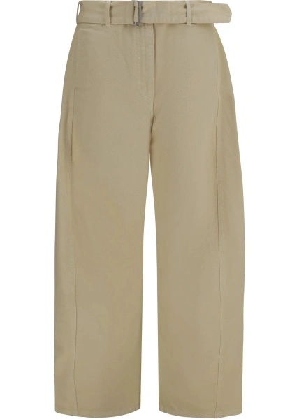 Pantaloni Wide-leg denim Pants with belt