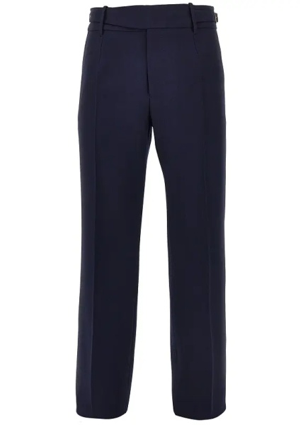 Pantaloni Wool pants with waist straps