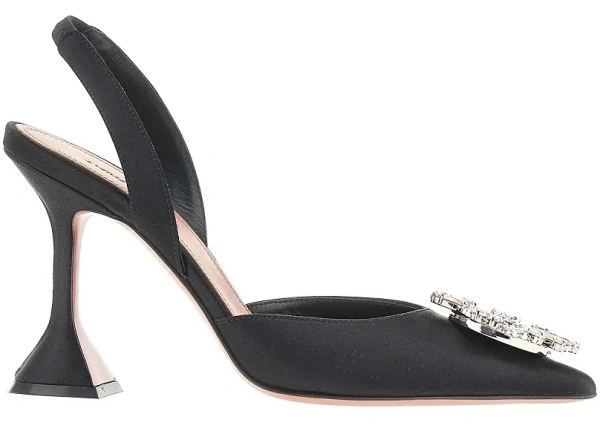 Pantofi 'Begum Sling' satin slingback pumps