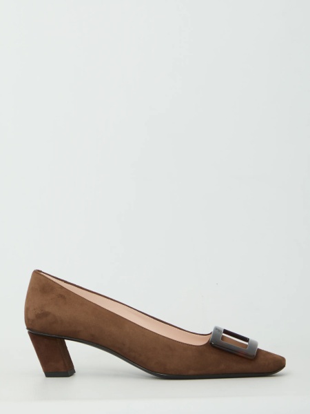 Pantofi Belle Vivier Pumps In Suede