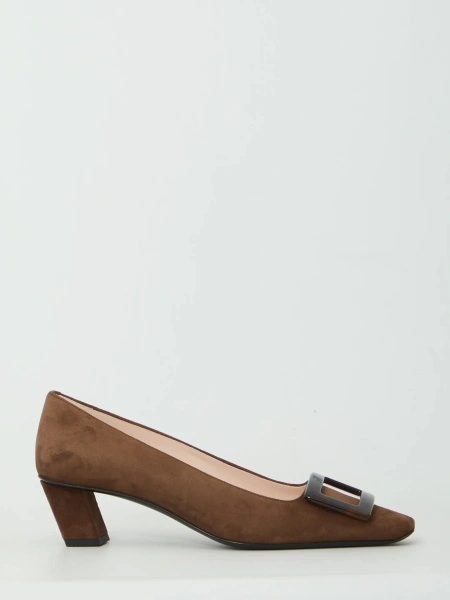 Pantofi Belle Vivier Pumps In Suede