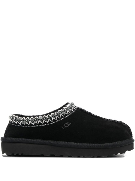 Papuci UGG negri din piele intoarsa