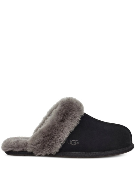 Papuci UGG negri din piele intoarsa