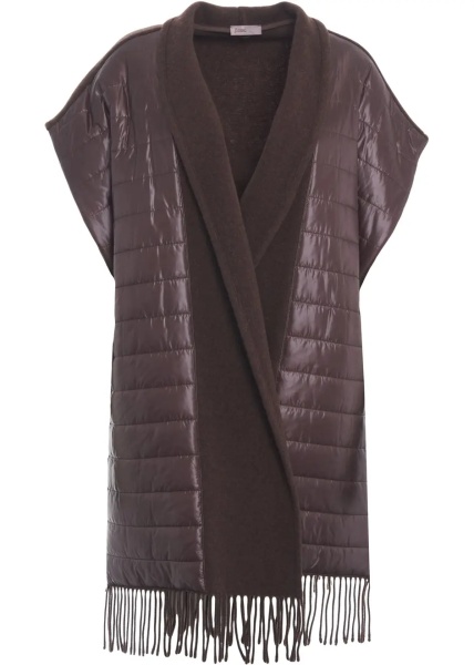 Poncho Cape with fringe details