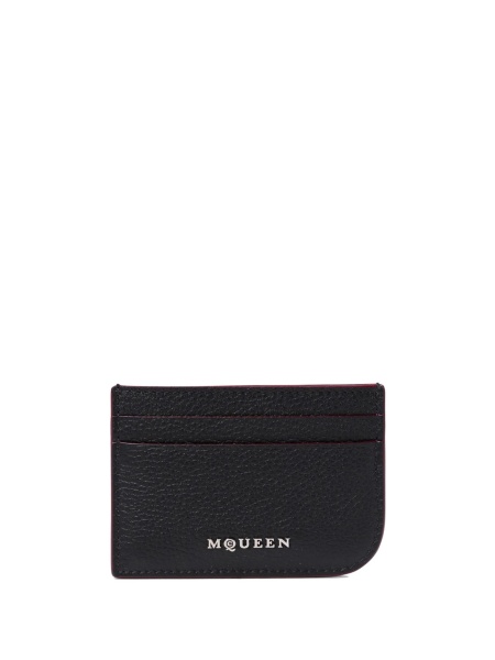 Portofel Alexander McQueen negru din piele