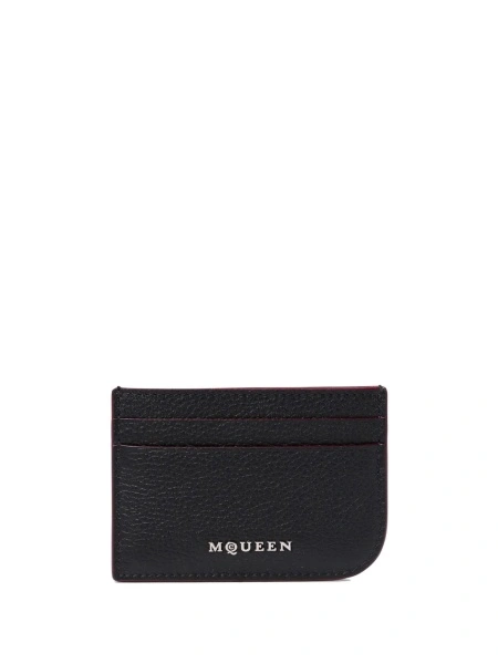 Portofel Alexander McQueen negru din piele