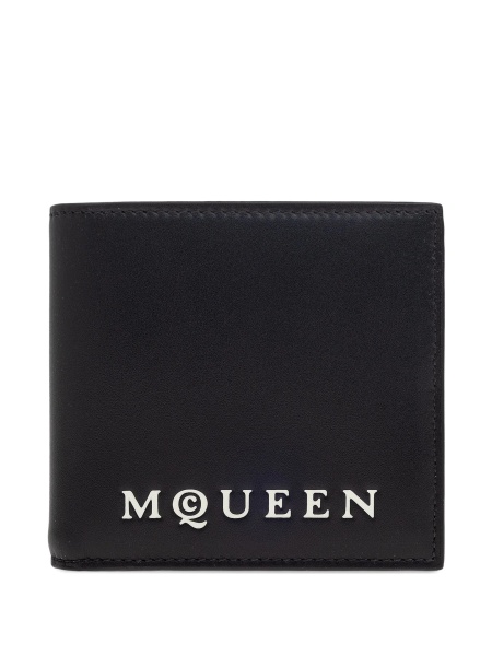 Portofel Alexander McQueen negru din piele
