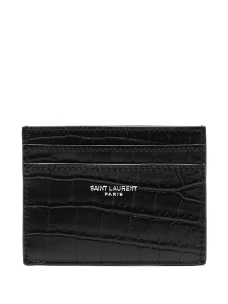 Portofel Saint Laurent negru din piele