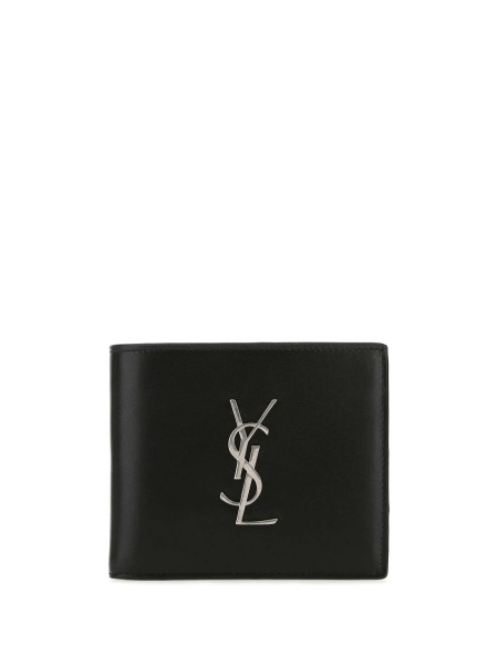 Portofel Saint Laurent negru din piele