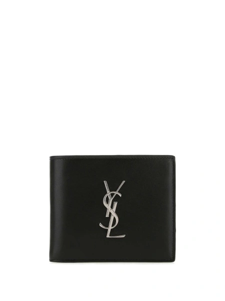 Portofel Saint Laurent negru din piele