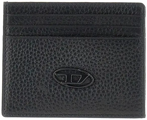 Portofele Grained leather cardholder